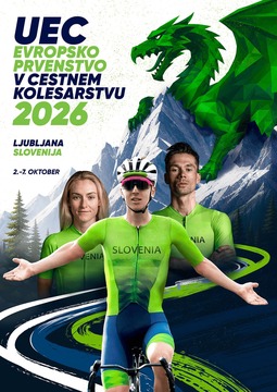 Postani del ekipe evropskega prvenstva v cestnem kolesarstvu 2026