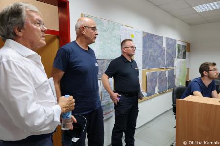 Kamnik po poplavah sta si ogledala predsednik vlade dr. Robert Golob in predsednik Evropskega sveta Charles Michel dne 27. 8. 2023 (5)