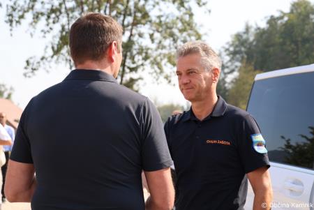 Kamnik po poplavah sta si ogledala predsednik vlade dr. Robert Golob in predsednik Evropskega sveta Charles Michel dne 27. 8. 2023 (6)